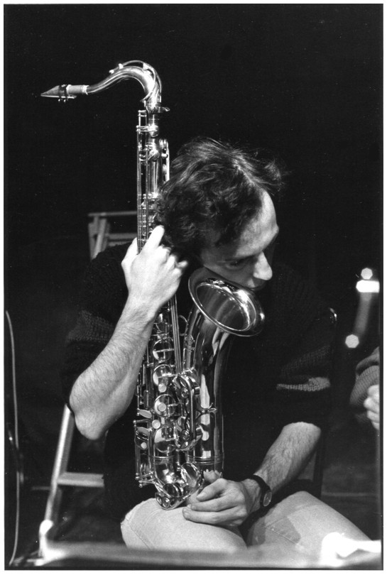 saxophoniste au repos