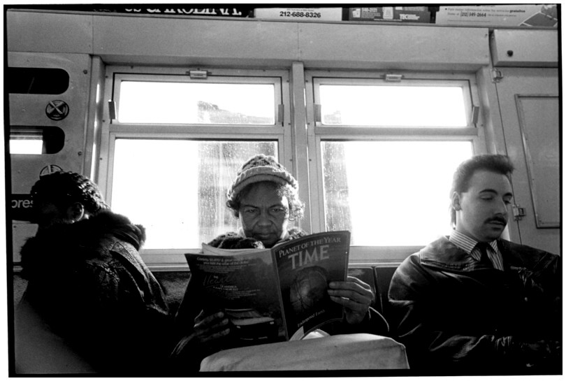 New-York-City, dans le mtro