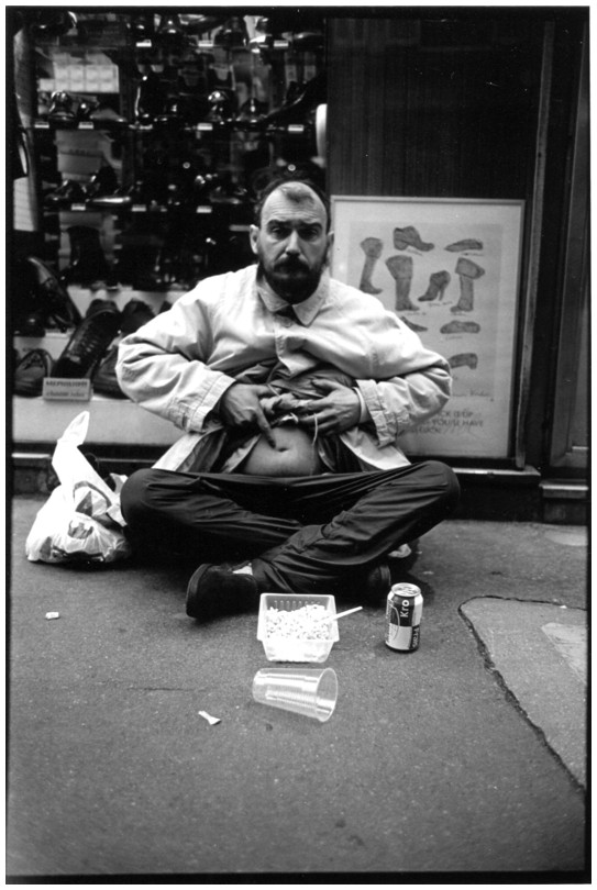 sans abri, rue Saint-Lazare