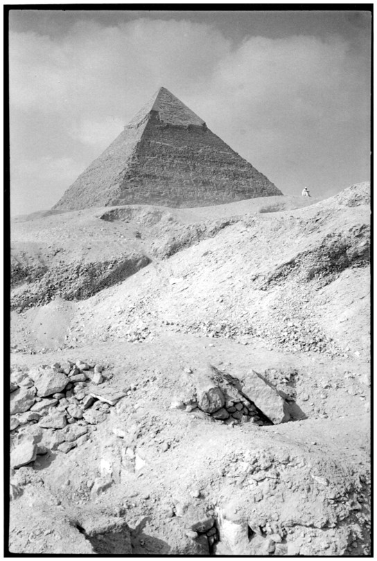 La pyramide de Kephren, Guizeh, Le Caire