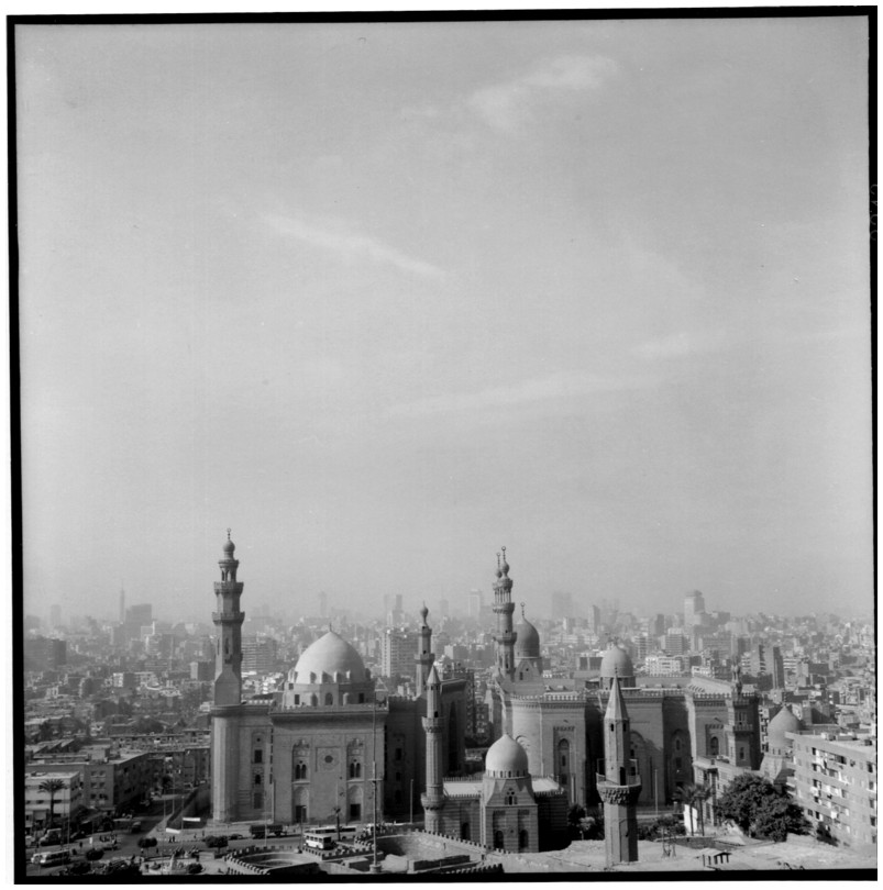 Le Caire et les mosques Sultan Hassan et Al Rifa'i depuis la Citadelle, Le Caire