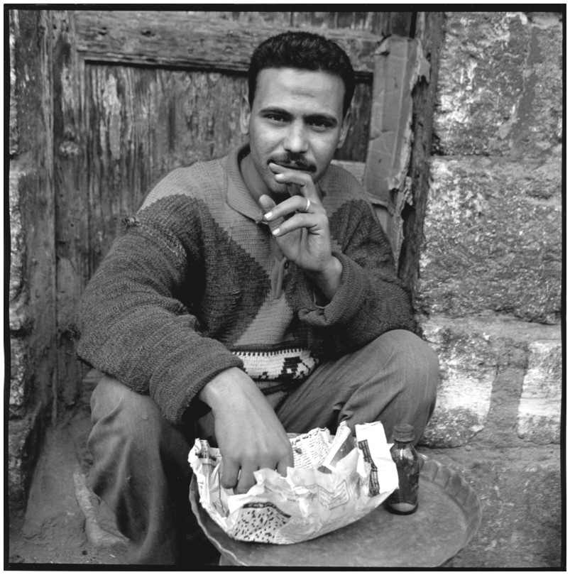 Portrait d'homme dans les rues du quartier de Bab el Nasr, Le Caire