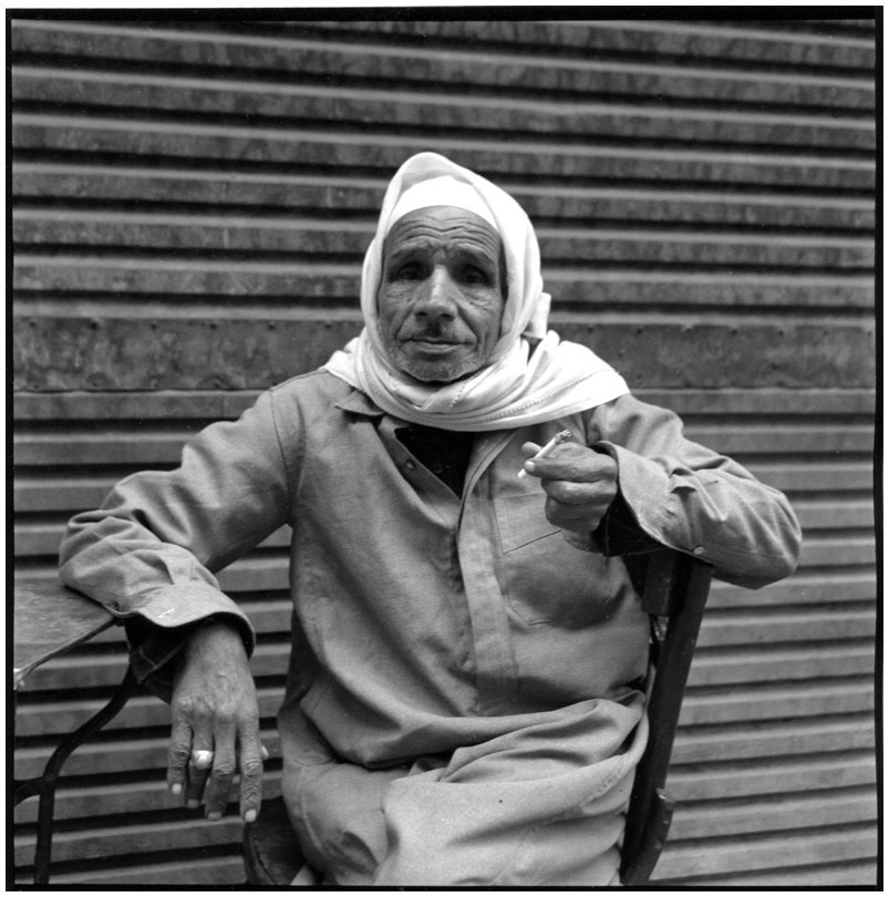 Portrait d'homme dans les rues du quartier de Bab el Nasr, Le Caire