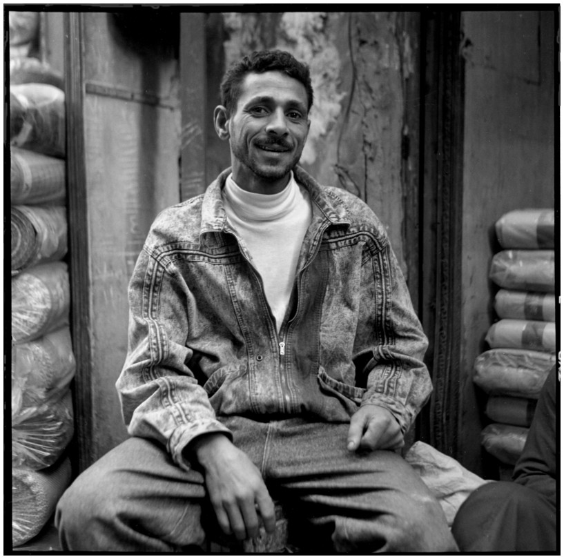 Homme dans les rues du Caire