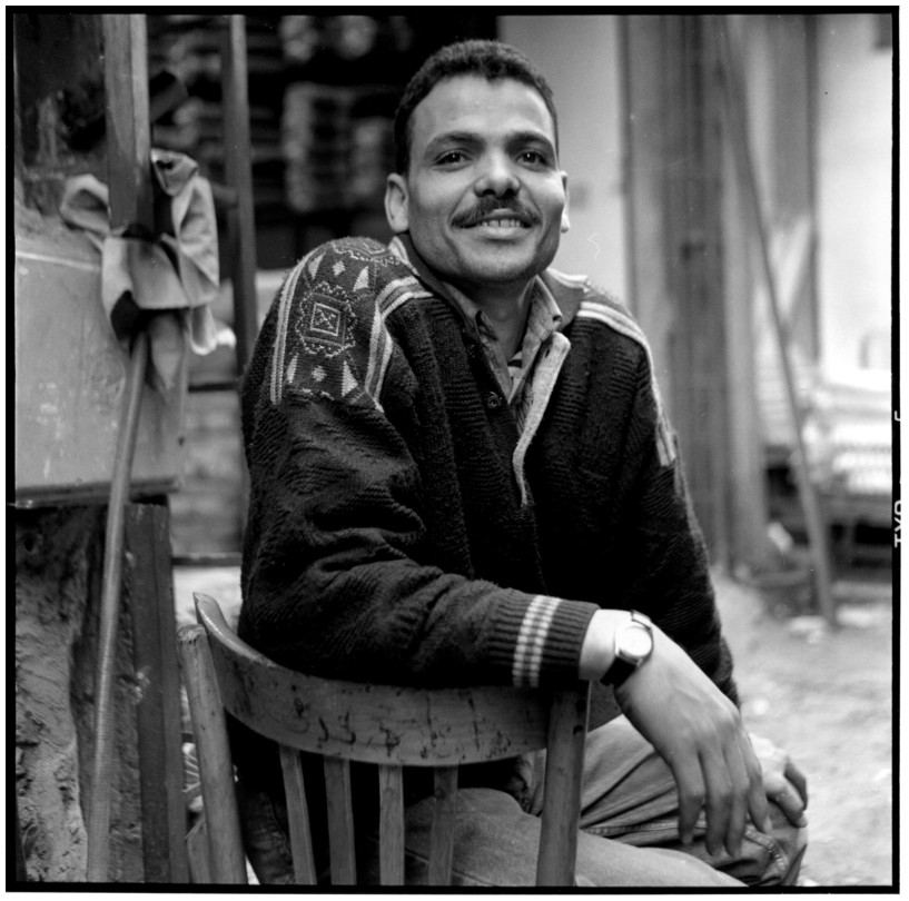 Homme dans les rues du Caire