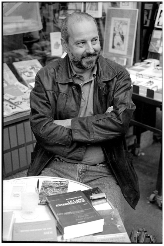 portait Henri Frdric Blanc - Librairie L'Atelier - 75020 Paris 20me - photo noir et blanc Robert Laugier