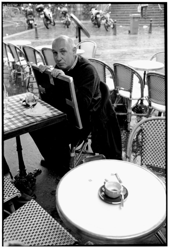 portrait Raymond Depardon - photo noir et blanc Robert Laugier