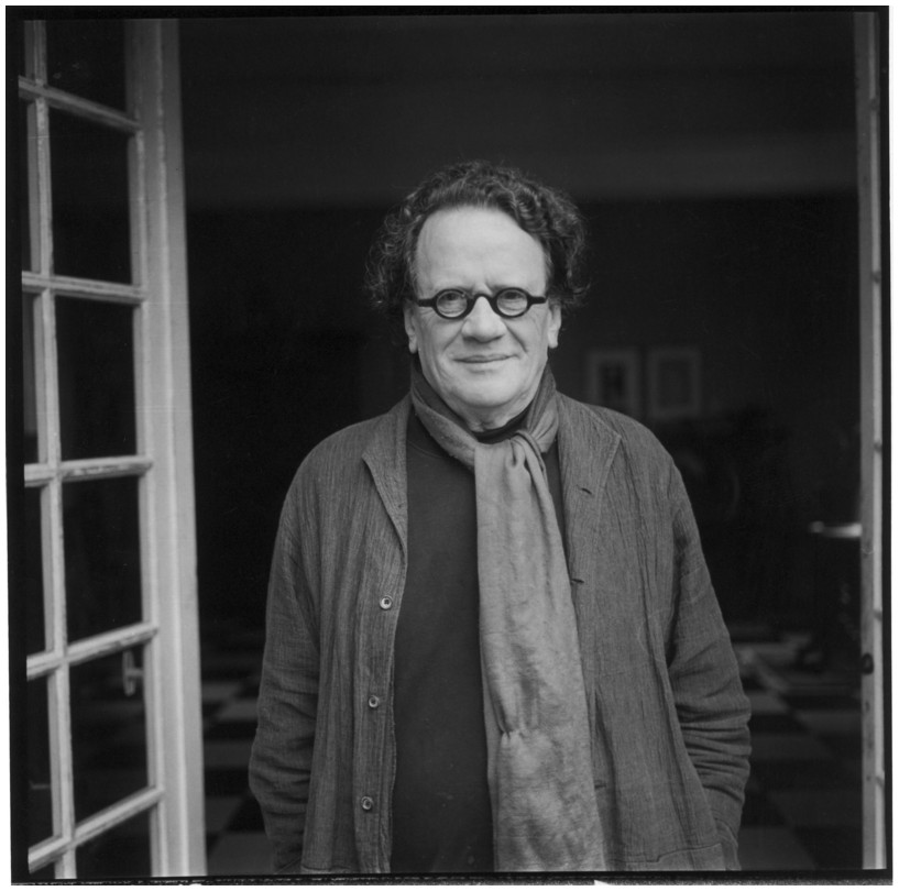 portrait graveur Adrian Willemen - Saint-Maulvis - 2008 - photo noir et blanc Robert Laugier